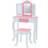 Teamson Kids Gisele Dressing Table with Stool Dots