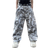 Shein Loose-Fit Men's Camouflage Cargo Denim Jeans With Pockets