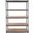 VEVOR 5 Levels Adjustable Black/Natural Hyllsystem 121.9x182.9cm