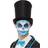 Smiffys Day Of The Dead Make-Up FX Kit Aqua