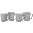 Denby Elements Light Grey Mug 33cl 4pcs