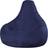 Bean Bag Bazaar Recliner Gaming Navy Blue Bean Bag