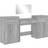 vidaXL 3276530 Gray Sonoma Sminkbord 39x80cm 4st