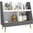 Homcom Kids Storage Shelf With 5 Compartments&#44; Anti-tip Device&#44;
