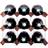 mensolas MS9D Dark Stained Pine Wine Rack 32.5x23.5cm