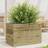 vidaXL Garden Planter Impregnated Wood Pine 45.5cm H x 70cm W x 45.5 D