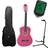 Dimavery AC-303 Spansk Guitar 3/4 Startpakke Pink