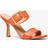 Michael Kors Colby Leather Sandal - Orange