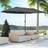 OutSunny 4.6M Garden Patio Umbrella Canopy Parasol