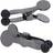 Doc Johnson Merci Nippers Stainless Steel Nipple Clamps Black
