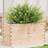 vidaXL Plantekasse 90 x 40 x 45,5 cm Massivt Fyrretræ Plantekasse