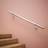 Rothley Metal Handrail Kit Brushed Steel Stairs Bannister 1.2m