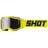 Shot Assault 2.0 Crossglasögon Solid Neon Yellow Glossy - Silver Iridium Lens