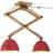 vidaXL 371934 Dark Red Pendant Lamp ∅ 30cm