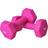 Sportnow Set of 2 Hexagonal Dumbbells Weights Pair, 2 x 3kg