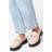 Faith Nash Metal Chain Detail Chunky Loafers Nude