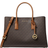 Michael Kors Ruthie Large Signature Logo Satchel - BRN/Acorn