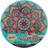 Grafix Diamond Painting on Canvas Mandala Turquoise 30cm