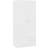 vidaXL 2 Drawers White Chipboard Garderobeskab 80x180cm