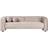 Beliani Modern Couch Velvet Sofa 3 Seater
