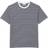 Lacoste Men's Heavy Cotton Striped T-shirt - White/Navy Blue