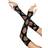Leg Avenue Black Fishnet Gloves for Adults, Count