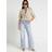 River Island Womens Petite Blue High Waisted Wide Leg Jeans 14XS