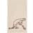 Arabia Iittala Håndklæde Moomin Sniff Beige 30x50 cm Gæstehåndklæde Beige, Brun