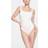 SKIMS Scoop Neck Bodysuit White Cotton Jersey Marble
