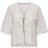 Only Onlnynne SS Tie EMB Top Wvn - White