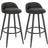 WOLTU Kitchen Counter Islands Anthracite Bar Stool 78.5cm 2pcs