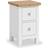 Roseland Furniture Farrow Slim White Bedside Table 32x35cm
