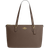 Coach Gallery Tote Bag - Crossgrain Leather/Gold/Dark Stone