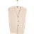 River Island Plisse Waistcoat - Beige