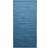 Rug Solid Cotton Blue 75x300cm