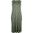 Zizzi Sleeveless Ribbed Dress - Green