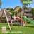 Nordic Play Playtower Jungle Gym Cubby with 2 Swing Module 220 Slide & 120kg Sand