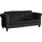 Artemis Home Maplewood Black Sofa 217cm 3 Seater