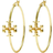 Tory Burch Eleanor Hoop Earring - Gold