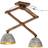 vidaXL 371928 Vintage Silver Pendant Lamp 30cm