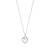 Jette Strong Heart Necklace - Silver/Transparent