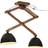vidaXL 371930 Black Pendant Lamp ∅ 30cm