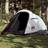 vidaXL Campingtält Tunnel 2 Personer Vit