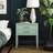 CosmoLiving by Cosmopolitan Westerleigh Green Bedside Table 39x60cm