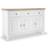 Roseland Furniture Farrow Large White Sideboard 125x80cm