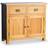 Roseland Furniture Surrey Small Honey Oak Sideboard 90x80cm