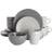 Elama Tahitian Diamond Dinner Set 16pcs