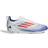 Adidas Junior F50 League Laceless FG/MG - Cloud White/Solar Red/Lucid Blue