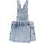 Name It Bella Baggy Denim Bib Shorts - Light Blue Denim (13229331)