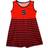 Vive La Fete Toddler Orange Striped Tank Top Dress - Syracuse Orange